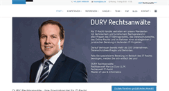 Desktop Screenshot of dury.de